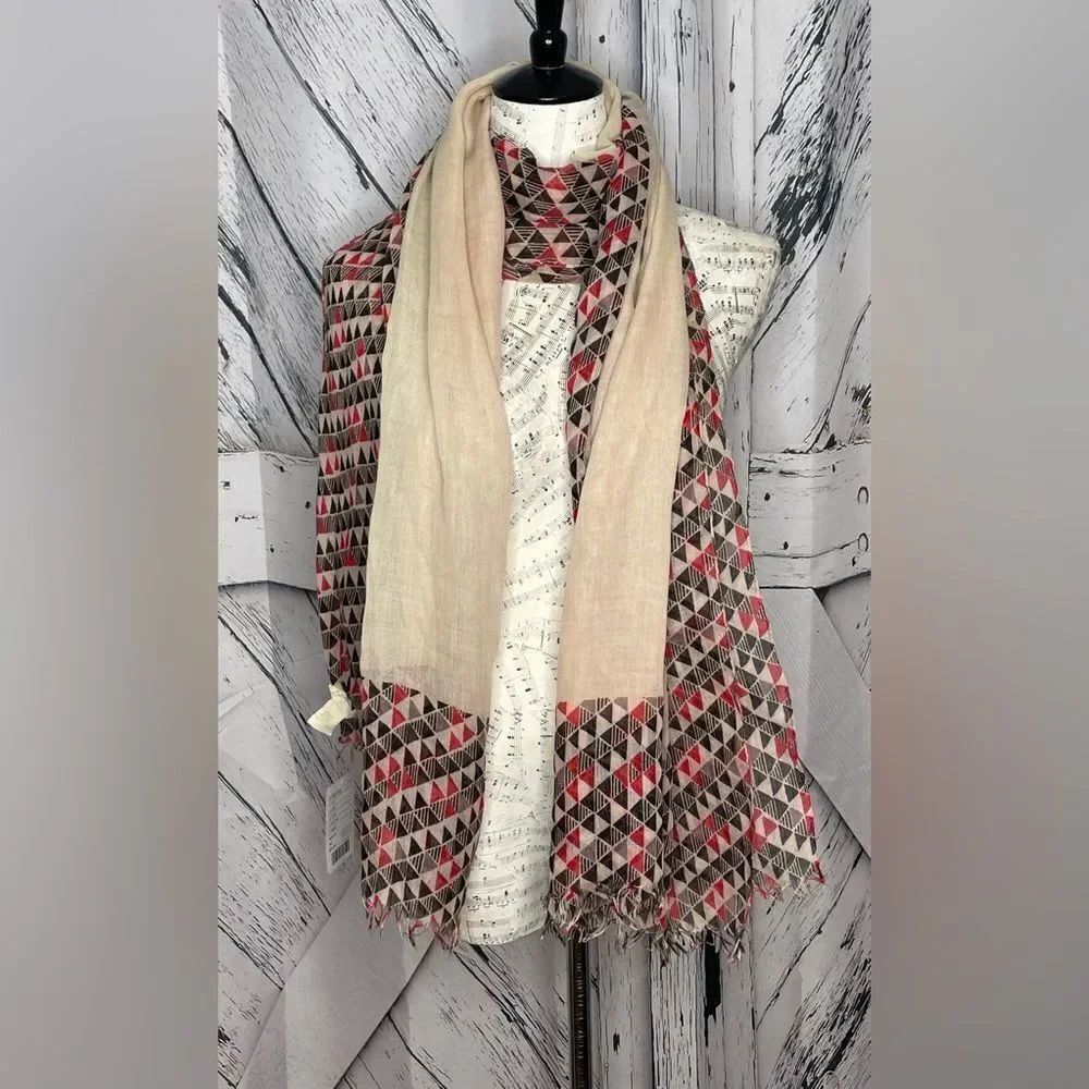 NWT Staring At Stars Rectangular Large Scarf